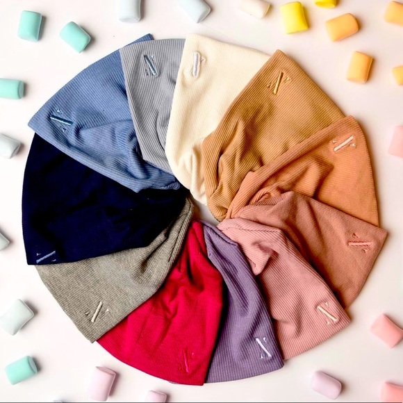 CUSTOM HAT SET Baby Butter Soft Ribbed Beanie Hat Luxury Nicessories - Picture 2 of 12